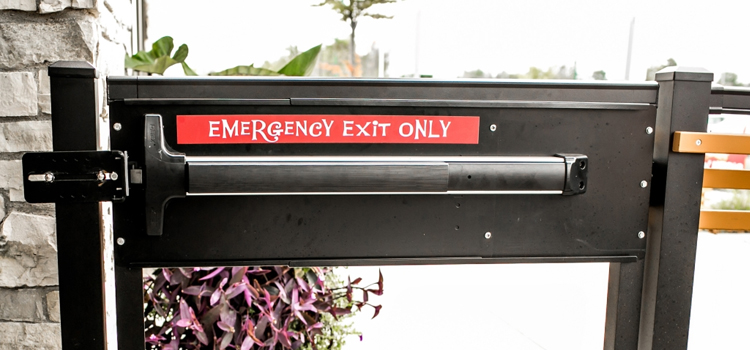 emergency push bar installation in Punta Gorda